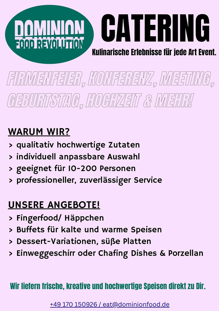 Vegan Catering Frankfurt am Main